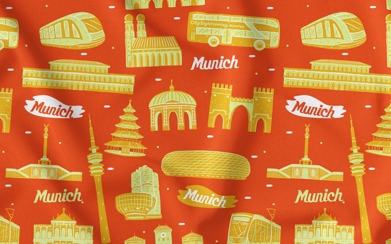 Munich Seamless Pattern #02
