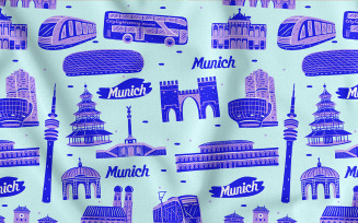 Munich Seamless Pattern #03