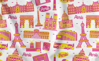 Paris Seamless Pattern #01