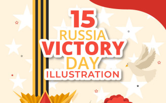 15 Russian Victory Day Illustration