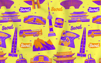 Seoul Seamless Pattern #03