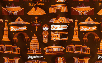 Yogyakarta Seamless Pattern #02