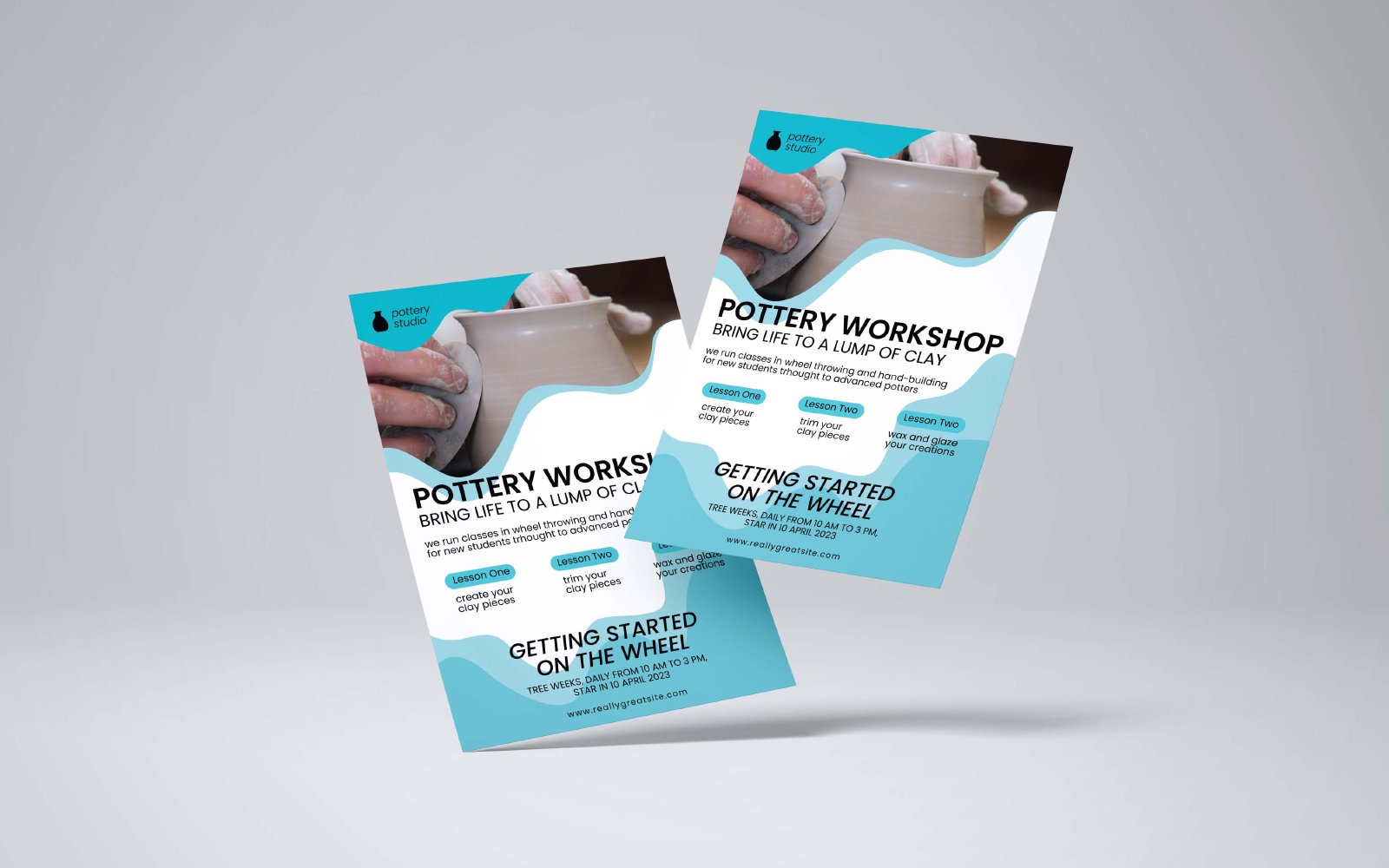Template #321819 Pottery Flyer Webdesign Template - Logo template Preview