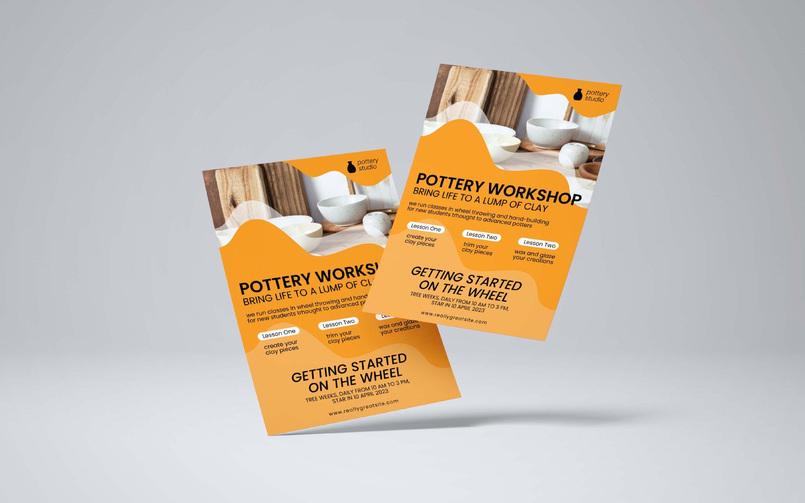 Template #321820 Pottery Flyer Webdesign Template - Logo template Preview