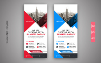 Corporate Rollup Banner Template Design