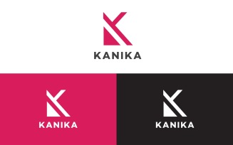 K Letter Logo Design - Kanika
