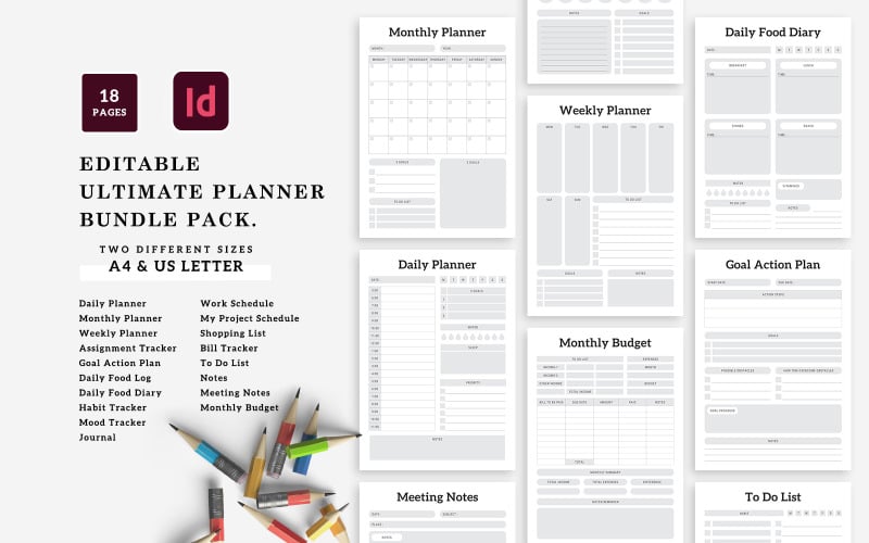 Ultimate Planner Bundle Pack