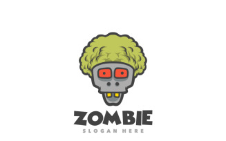 Zombie Grandmother Mascot Logo Template