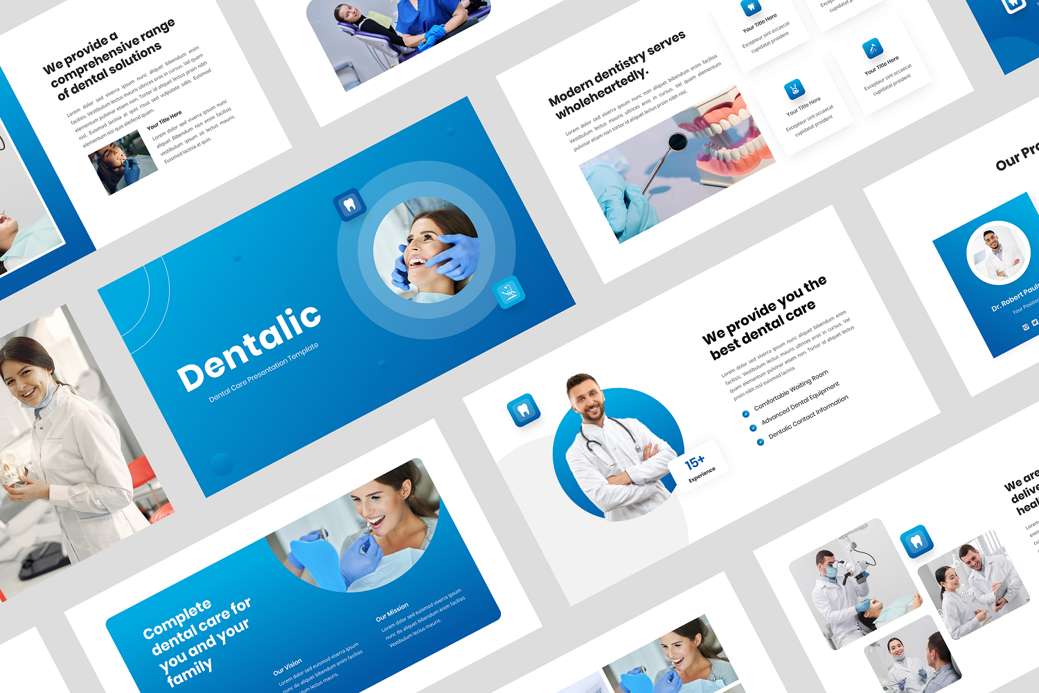 Dentalic - Dental Care & Health Keynote Template