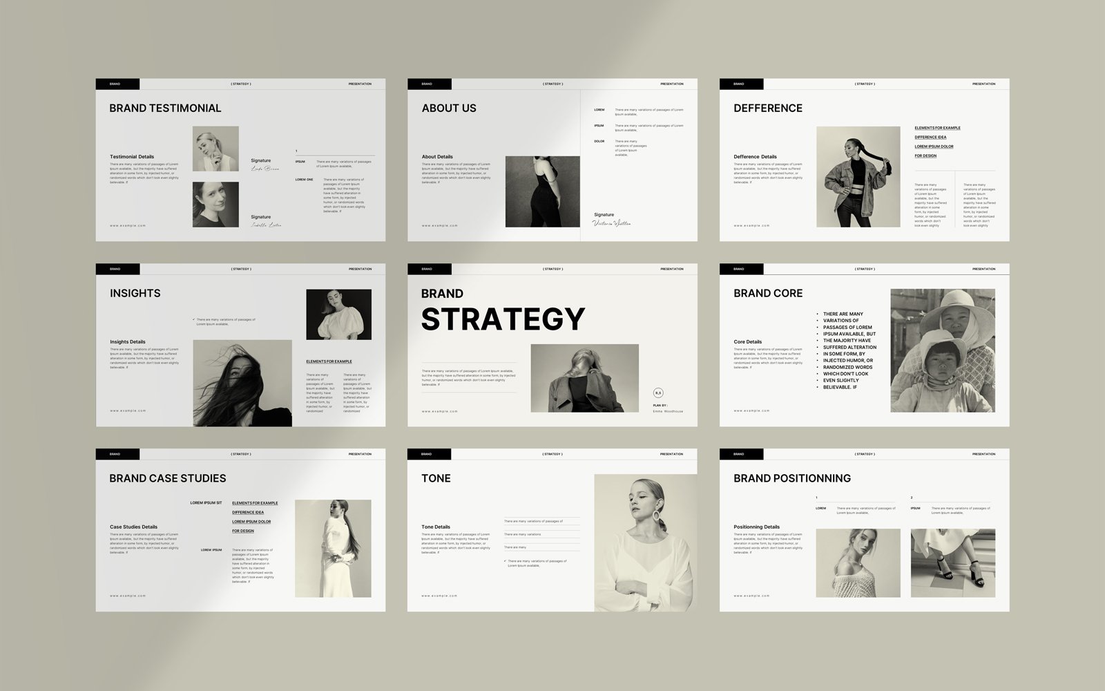 Kit Graphique #321966 Brand Strategy Divers Modles Web - Logo template Preview