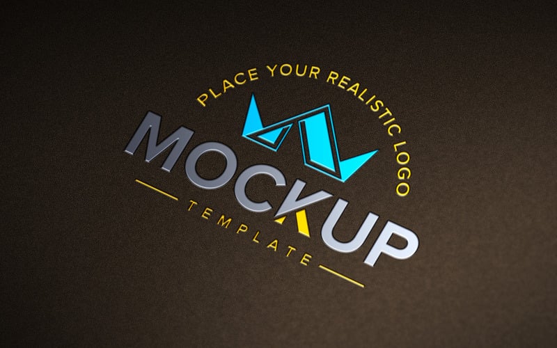 Logo showcase mockup design psd Product Mockup