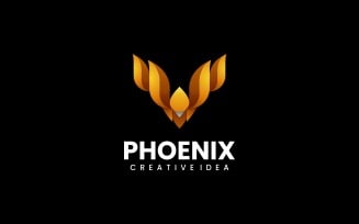 Phoenix Gradient Logo Design 5