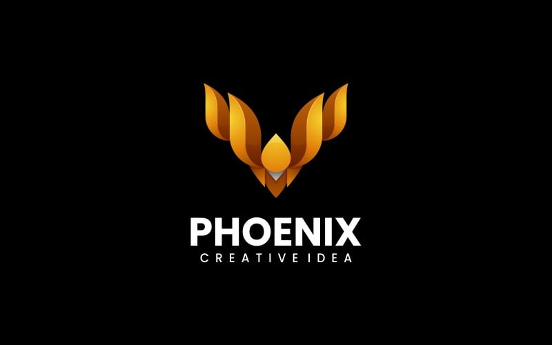 Phoenix Gradient Logo Design 5 Logo Template
