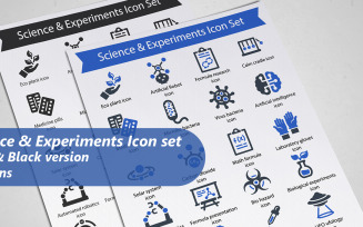 Science And Experiments Icon Set
