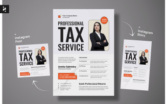 Tax Consultant Flyer Kit Template