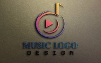 Modern Professional Music Logo Template