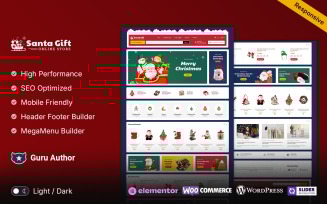 SantaGift - Christmas Gifts WooCommerce Elementor Responsive Theme
