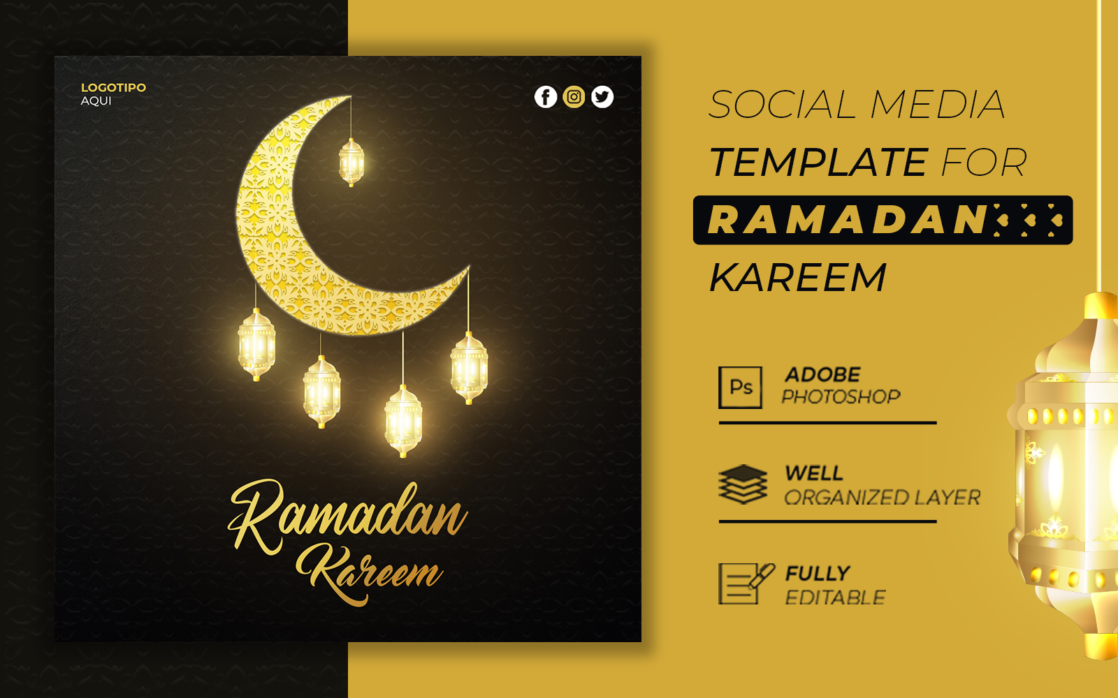 Kit Graphique #322298 Ramadan Kareem Divers Modles Web - Logo template Preview