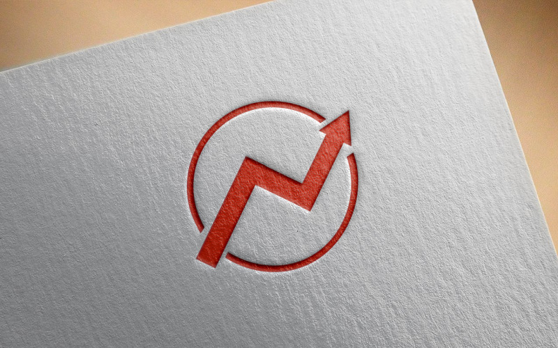 Stock Market/Bitcoin Logo Design Logo Template