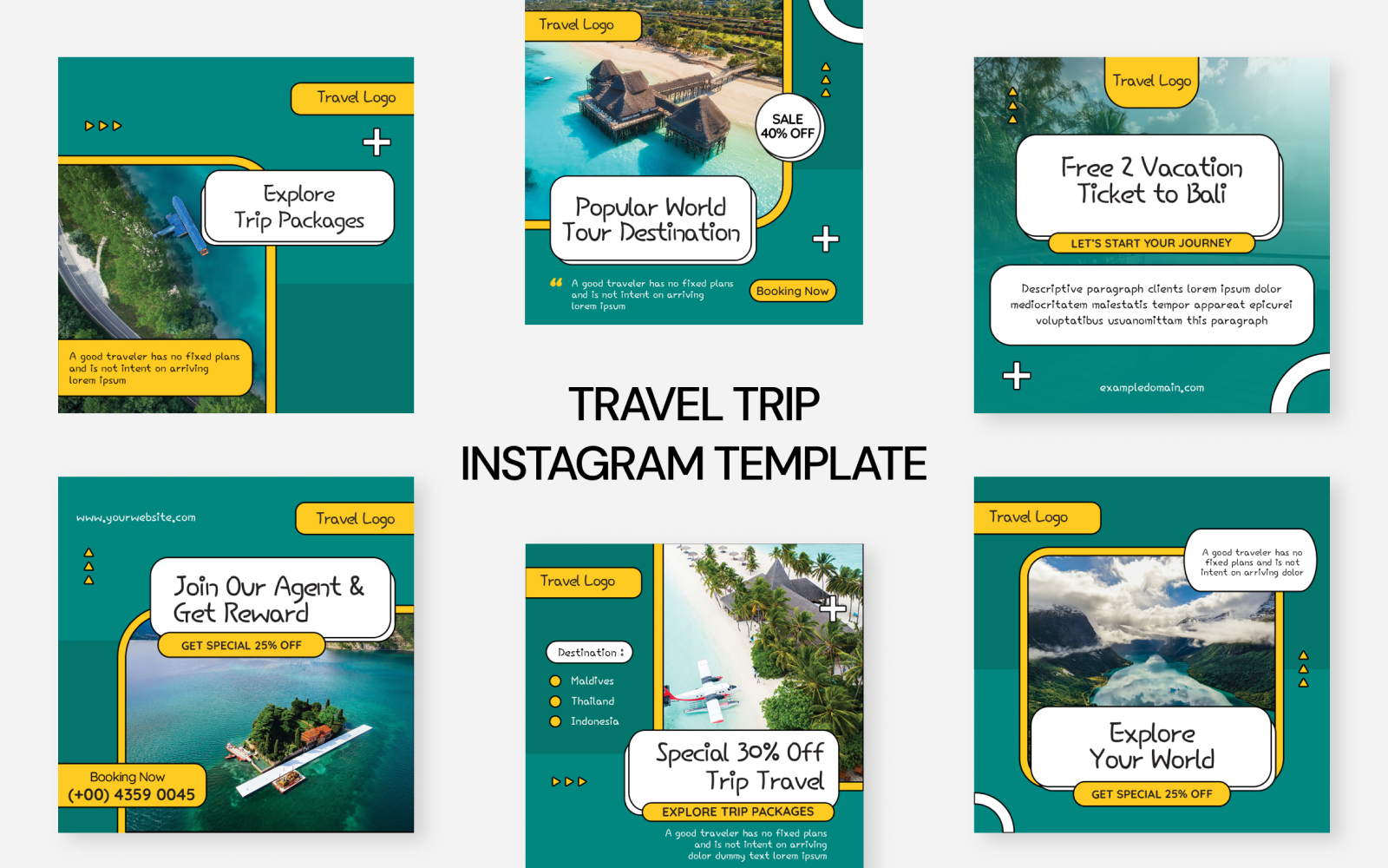 Travel Instagram Template