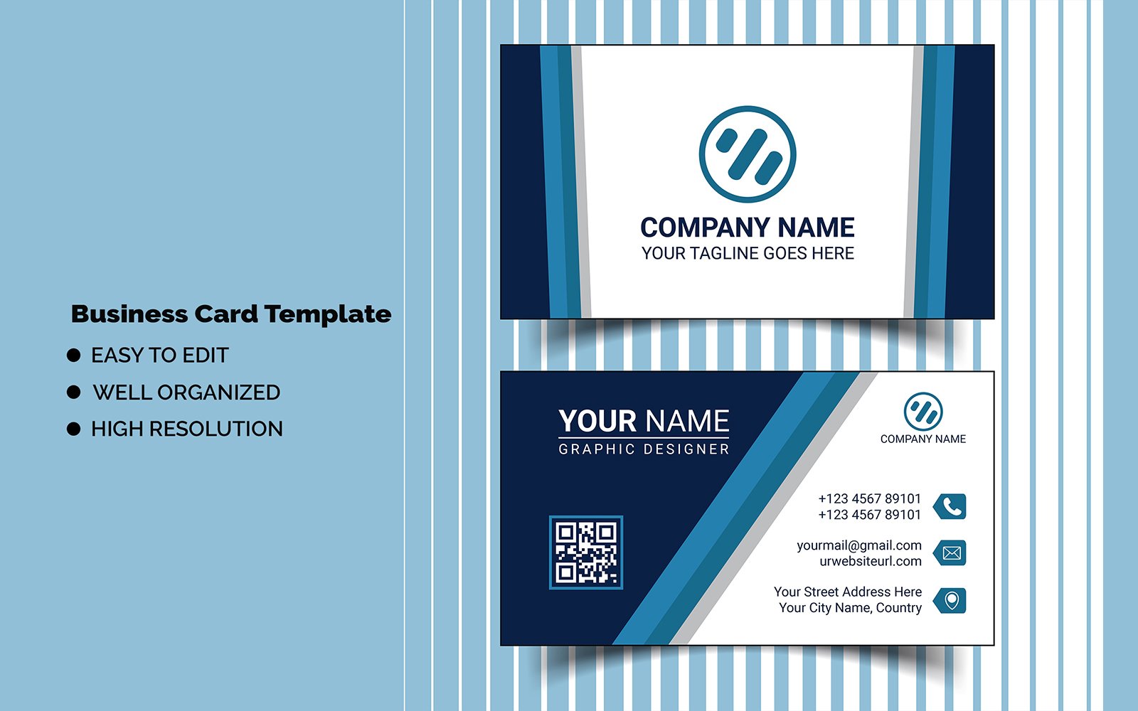 Template #322344 Card Clean Webdesign Template - Logo template Preview