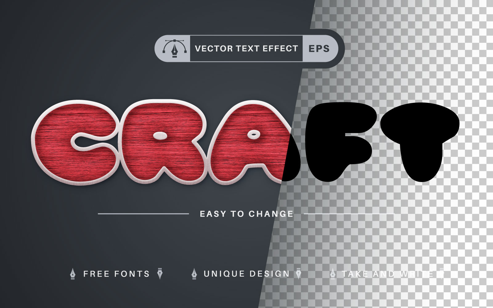 Template #322349 Effect Font Webdesign Template - Logo template Preview