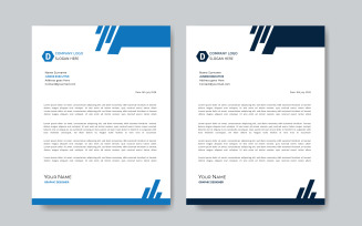 Corporate Letterhead Design with 2 Color Variation