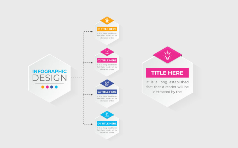Office infographic and diagram design Infographic Element