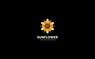 Sunflower Gradient Logo Design