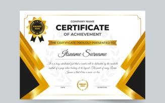 University certificate template vector