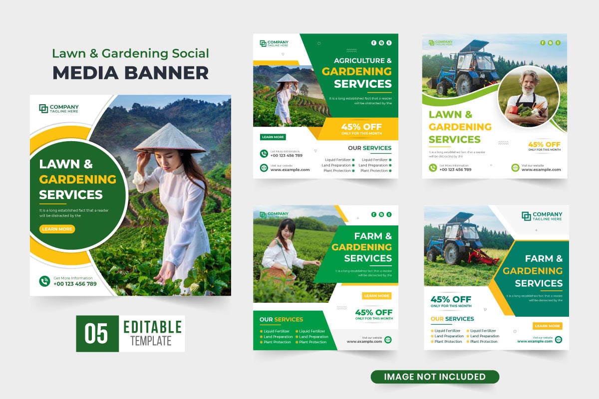 Template #322405 And Gardening Webdesign Template - Logo template Preview