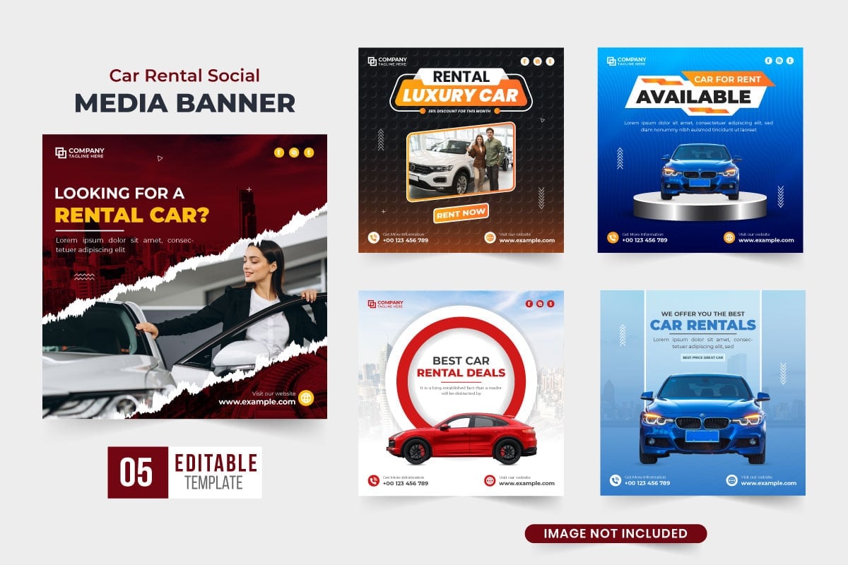 Kit Graphique #322421 Vehicle Rental Divers Modles Web - Logo template Preview