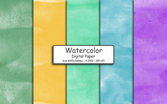 Watercolor art background, digital paper, watercolor texture
