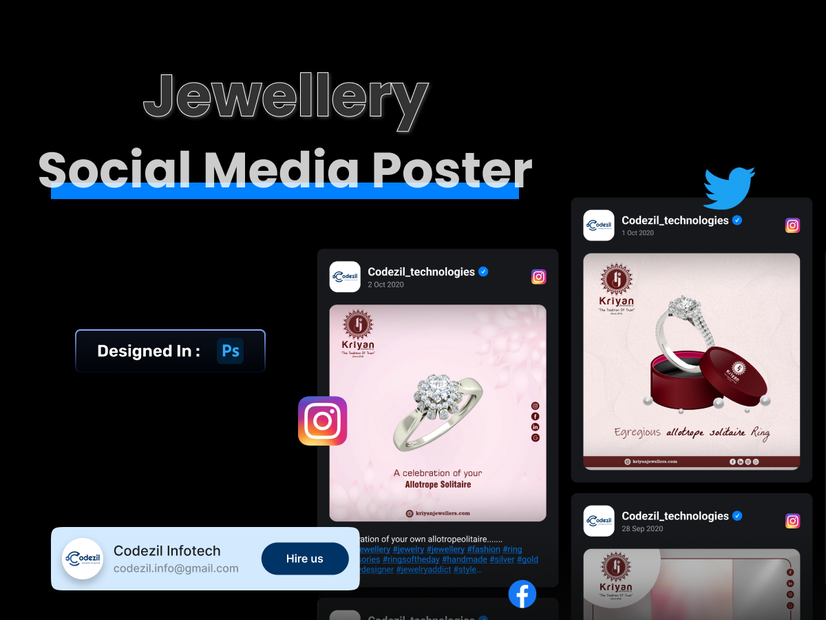 Jewellery Social Media Poster