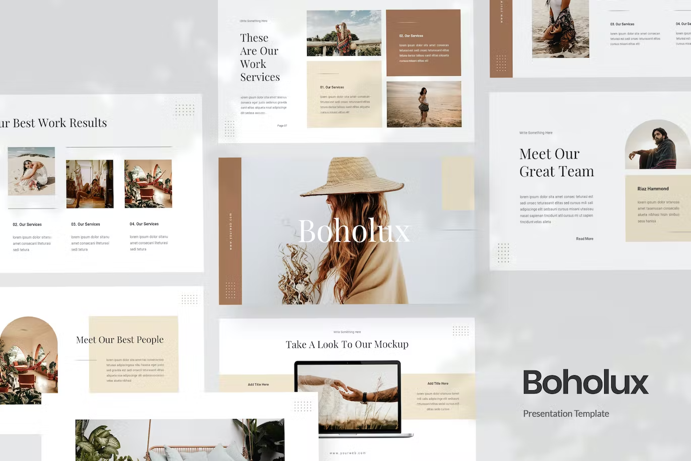 Bohemian Style Presentation Template