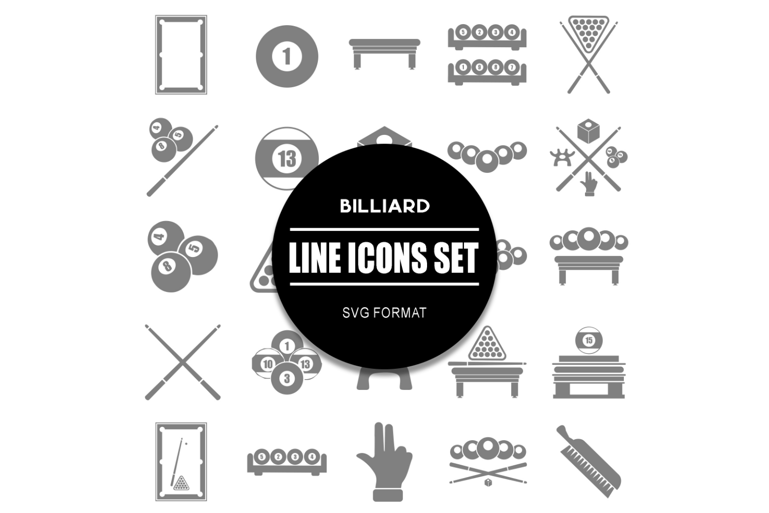 Kit Graphique #322573 Billard Billard Divers Modles Web - Logo template Preview