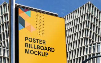 Creative-Poster-Board billboard Mockup