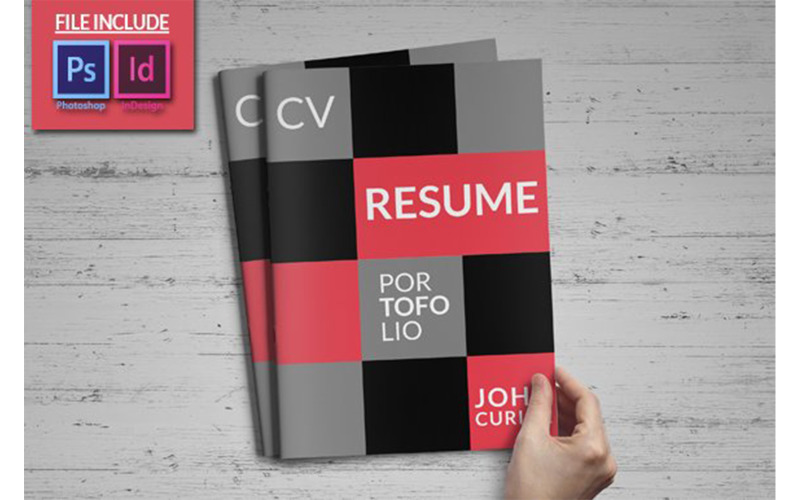 Creative Resume Booklet - Creative Resume Booklet Magazine Template