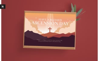 Jesus Ascension Day Greeting Card