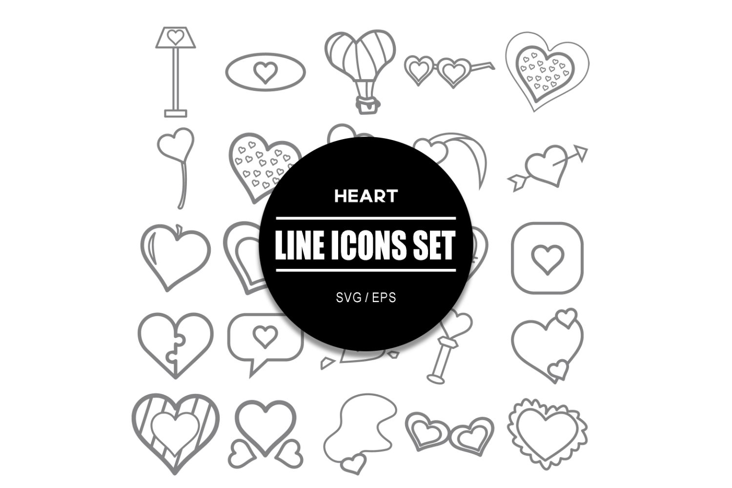 Kit Graphique #322616 Heart Love Divers Modles Web - Logo template Preview