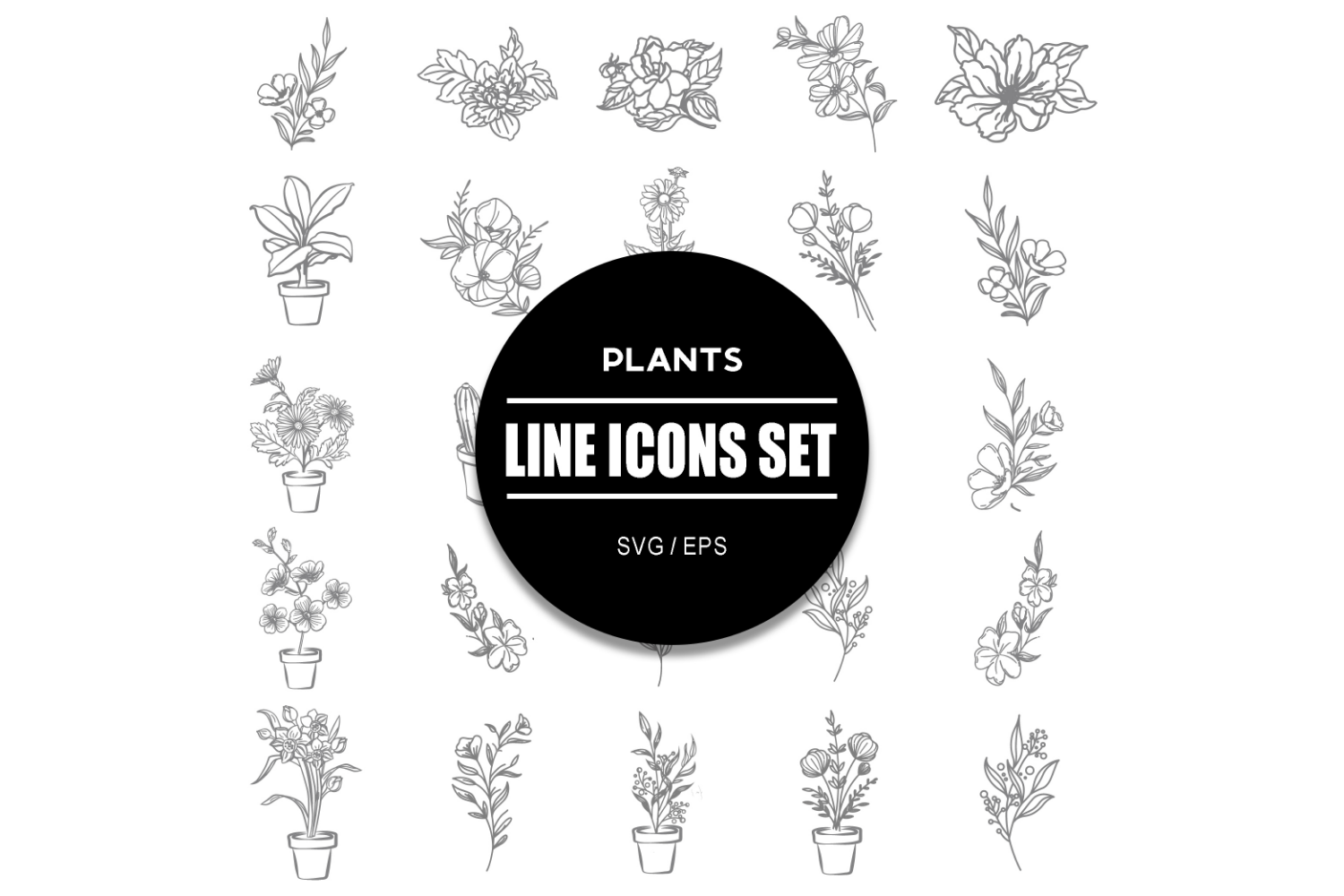 Kit Graphique #322619 Fleur Jardinage Divers Modles Web - Logo template Preview