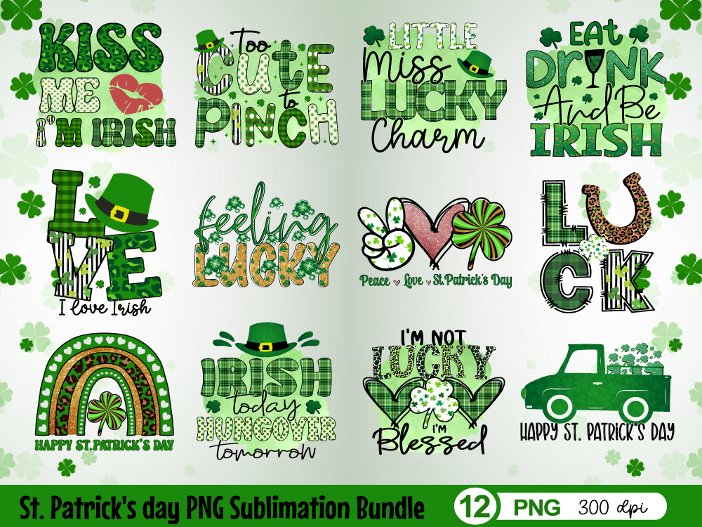 St. Patrick's day Sublimation Bundle