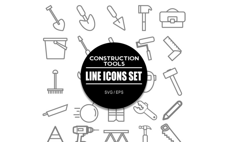 Construction Tools Icon Bundle Tools Icons Set Icon Set