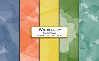Watercolor digital paper, Paint splatter texture background, colorful watercolor background