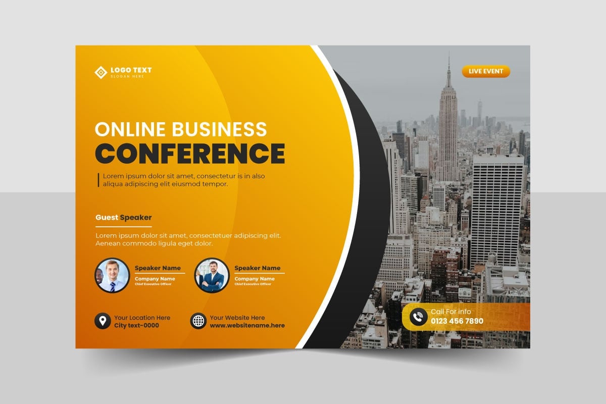 Template #322914 Conference Business Webdesign Template - Logo template Preview