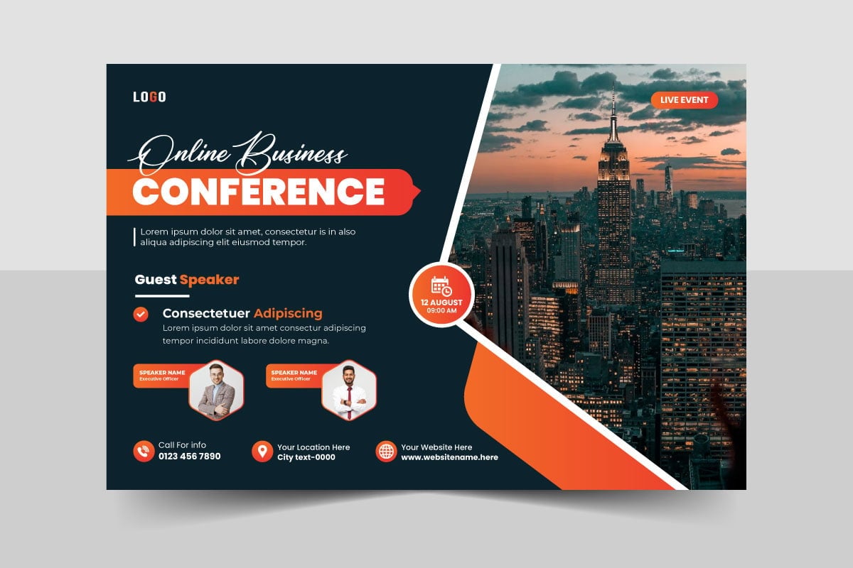 Kit Graphique #322917 Business Confrence Divers Modles Web - Logo template Preview