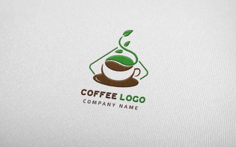 Coffee Logo Design Strongly Expresses Logo Template