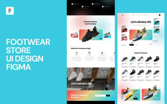 Footwear Store UI Design Figma