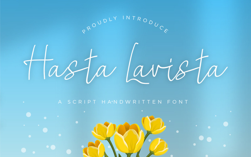 Hasta Lavista - Handwriten Script fonts Font