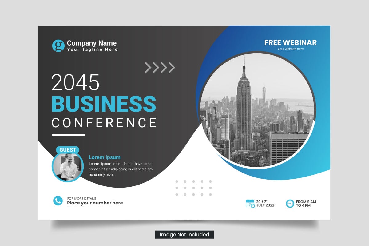 Template #323008 Flyer Conference Webdesign Template - Logo template Preview